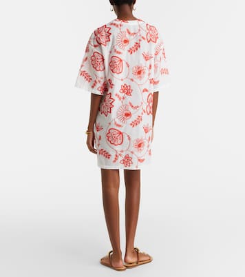 Levia embroidered cotton-blend minidress | Eres
