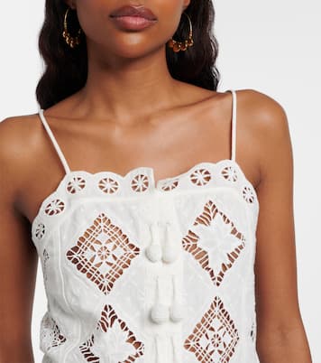 Nellsy cotton and linen crop top | Isabel Marant