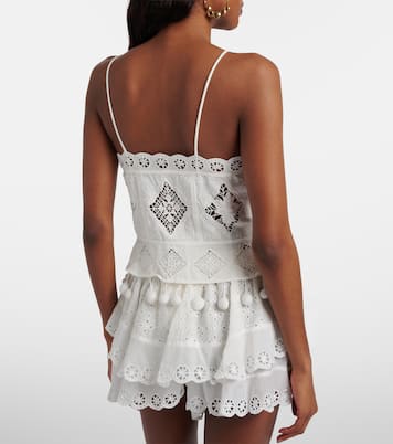 Nellsy cotton and linen crop top | Isabel Marant