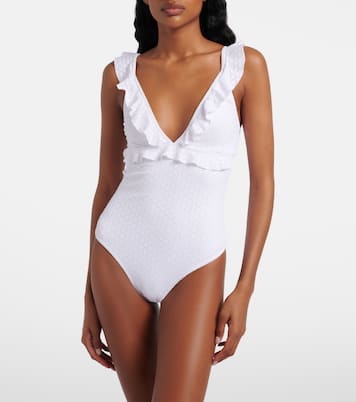 Los Angeles 러플 스윔수트 | Melissa Odabash