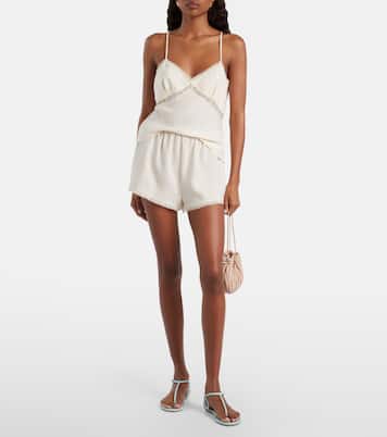 Perla lace-trimmed shorts | Posse