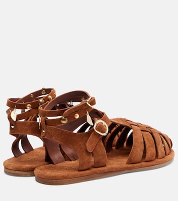 Karina suede fisherman sandals | Ancient Greek Sandals