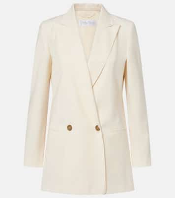 Blazer cruzado de lana virgen | Max Mara