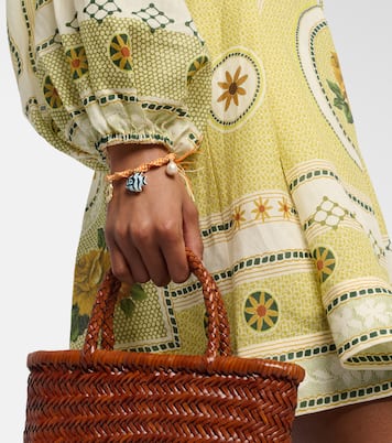 Bracelet Calypso en macramé à charms | Alémais