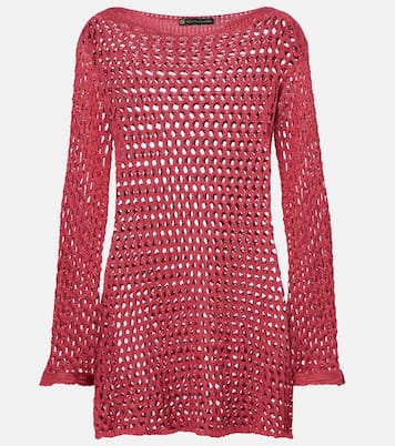 Belle open-knit beach cover-up | ViX Paula Hermanny