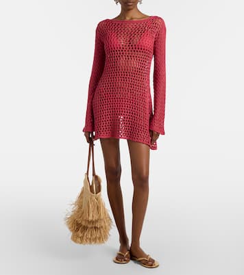 Belle open-knit beach cover-up | ViX Paula Hermanny