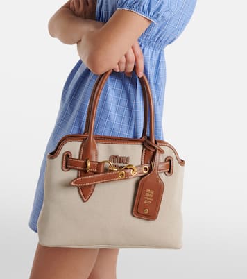 Tote Aventure Small aus Canvas | Miu Miu