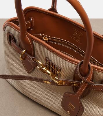 Tote Aventure Small aus Canvas | Miu Miu