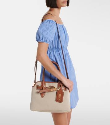 Tote Aventure Small aus Canvas | Miu Miu