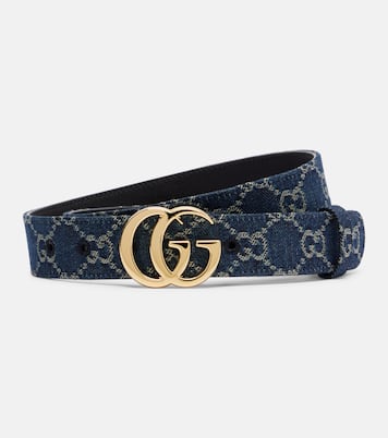 Ceinture GG Marmont en denim | Gucci