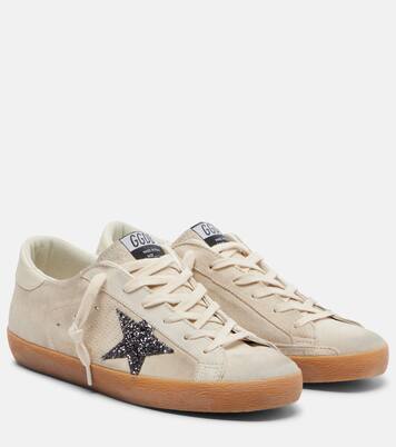 Zapatillas Super-Star de ante con glitter | Golden Goose