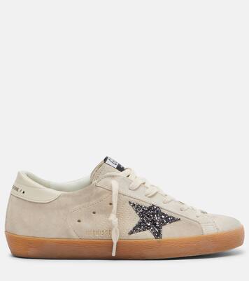 Zapatillas Super-Star de ante con glitter | Golden Goose