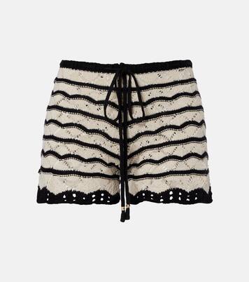 Shorts Kim de croché en mezcla de algodón | Bananhot