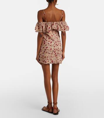 Abito corto Davilia in cotone off-shoulder | Marant Etoile