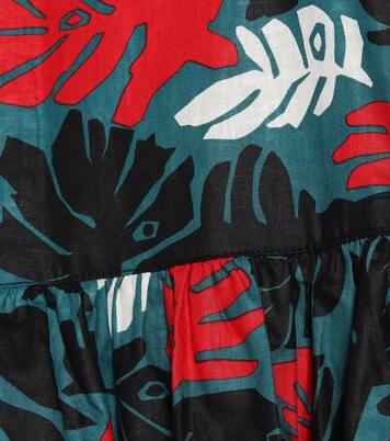 Top imprimé en lin et coton | Marni