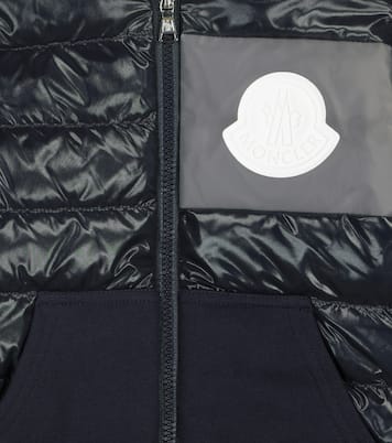 Quilted down hoodie | Moncler Enfant