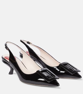 Escarpins sling-backs Virgule en cuir | Roger Vivier