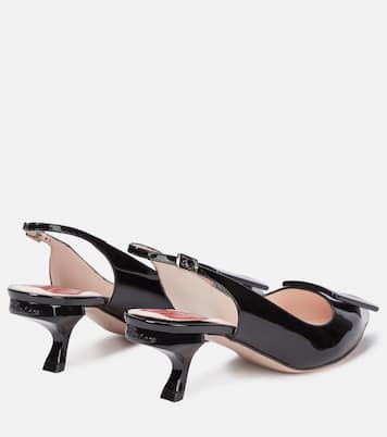 Escarpins sling-backs Virgule en cuir | Roger Vivier