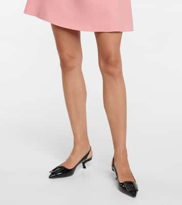 Escarpins sling-backs Virgule en cuir | Roger Vivier