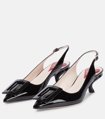 Escarpins sling-backs Virgule en cuir | Roger Vivier