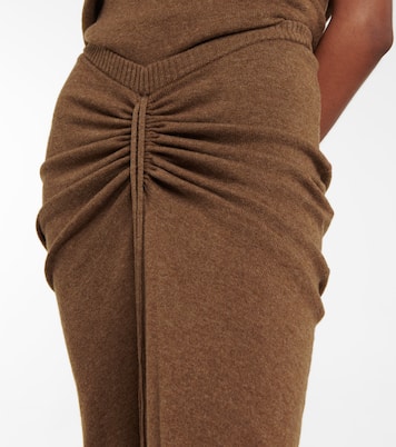 Falda en mezcla de lana y cachemir | Christopher Esber