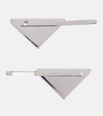 Set de pinces à cheveux à logo | Prada