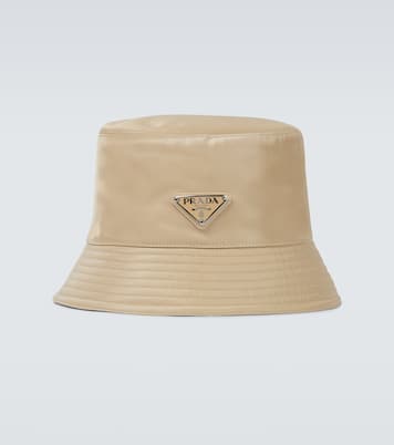 Logo tab bucket hat | Prada