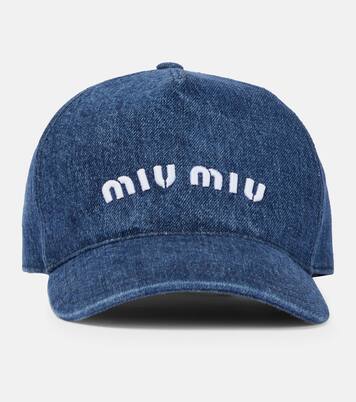 Baseballcap aus Denim | Miu Miu