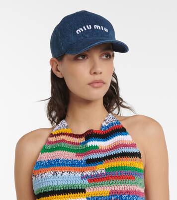 Baseballcap aus Denim | Miu Miu