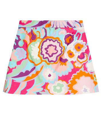 Floral printed embellished skirt | Dolce&Gabbana Kids