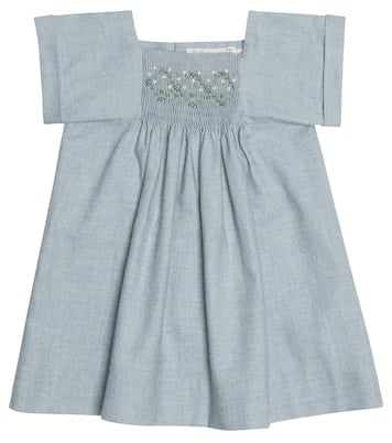 Baby Pais cotton twill and wool dress | Bonpoint
