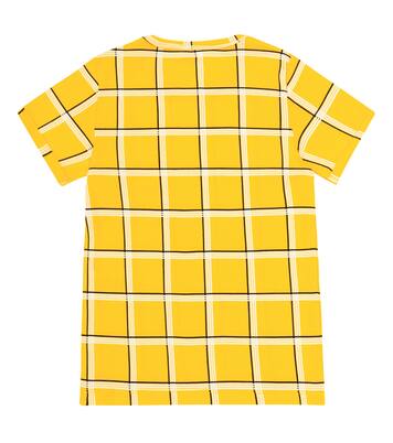 Checked cotton T-shirt | Mini Rodini