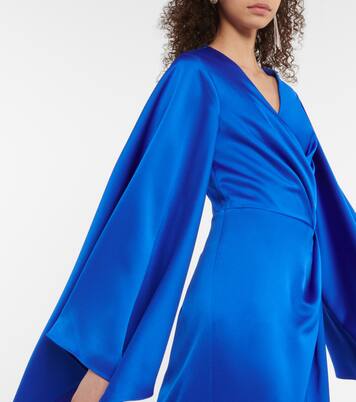 Robe aus Satin | Rasario