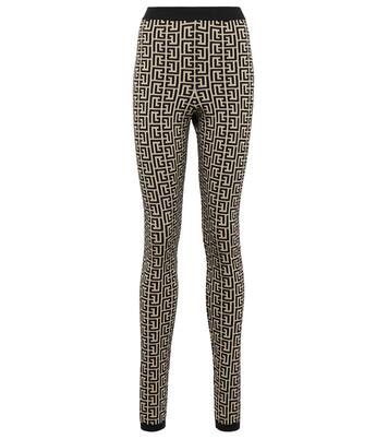 Leggings aus Jacquard-Strick | Balmain