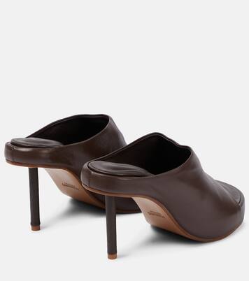 Pantoletten Les Mules Nuvola aus Leder | Jacquemus