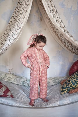 Jenna floral cotton jumpsuit | Louise Misha