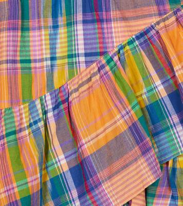 Breena checked cotton poplin skirt | Molo