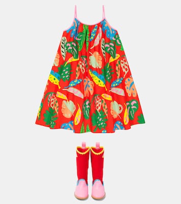 Printed cotton dress | Stella McCartney Kids