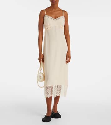 Crêpe de chine slip dress | Simone Rocha
