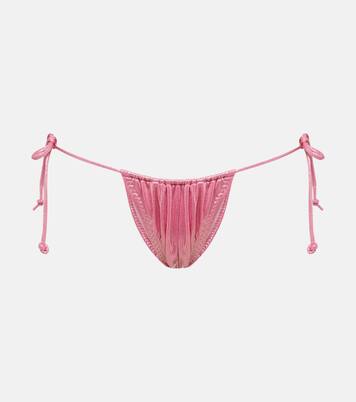 Bikini triangle métallisé | Norma Kamali