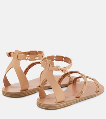Verzierte Sandalen Coco aus Leder | Ancient Greek Sandals