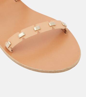 Verzierte Sandalen Coco aus Leder | Ancient Greek Sandals
