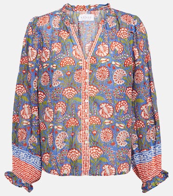 Top Marcella aus einem Baumwollgemisch | Velvet