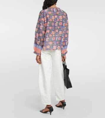 Top Marcella aus einem Baumwollgemisch | Velvet