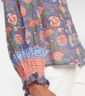 Top Marcella aus einem Baumwollgemisch | Velvet