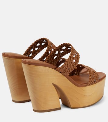 Plateausandalen Pamela aus Leder | Malone Souliers
