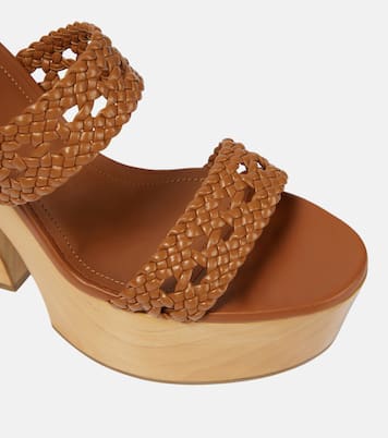 Plateausandalen Pamela aus Leder | Malone Souliers
