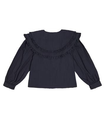 Jimena ruffled cotton blouse | The New Society