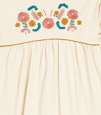 Illia embroidered corduroy dress | Louise Misha
