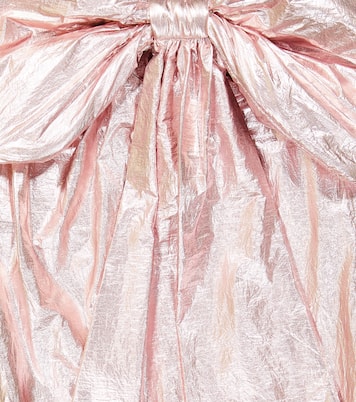 Metallic bow-detailed dress | Caroline Bosmans